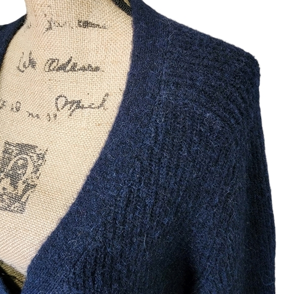 Ganni Alpaca Blend Button-Up Cardigan – Size Small (Oversized Fit) - Picture 8 of 14